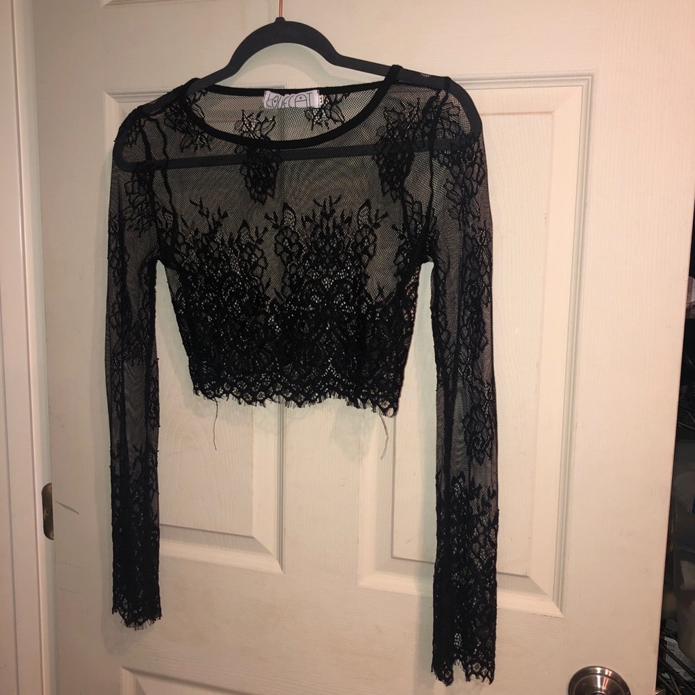 love cat sheer top
